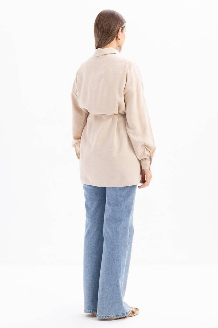 Slim Belted Shirt