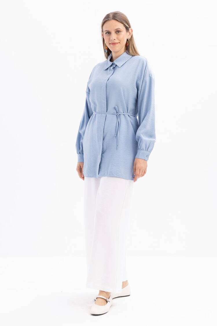 Slim Belted Shirt