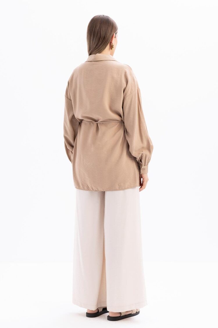 Slim Belted Shirt