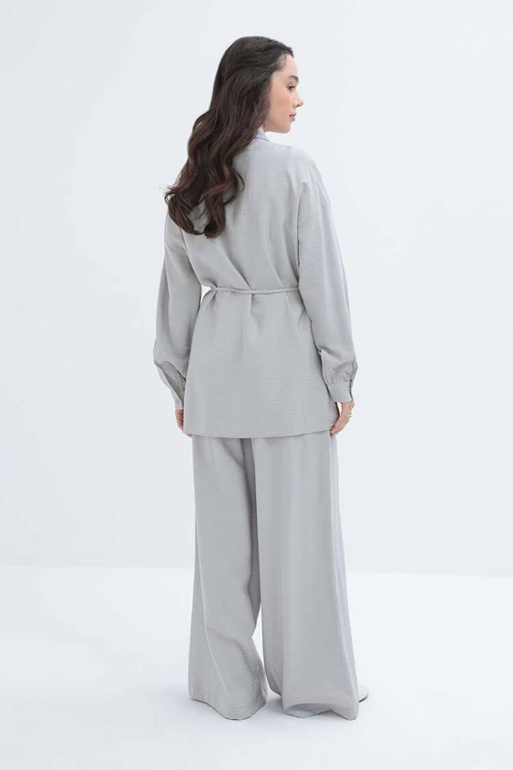 Slim Belted Shirt