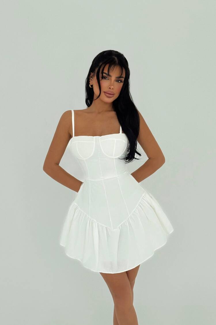 Strap Mini Dress - Brand: EYYO ATELIER - Women's Clothing Wholesale - Globality Store