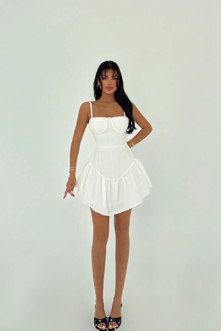 Strap Mini Dress