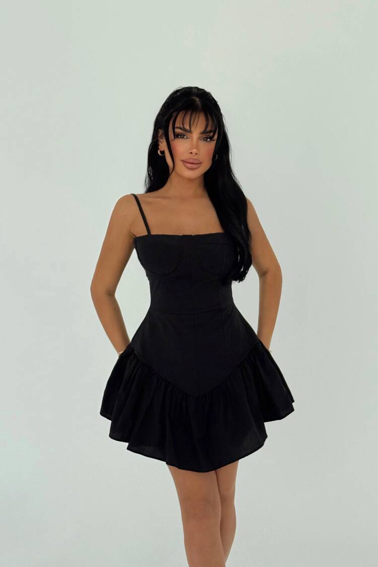 Strap Mini Dress