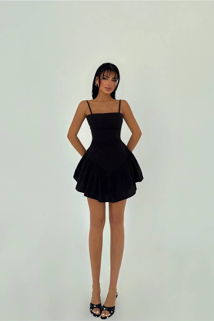 Strap Mini Dress - Brand: EYYO ATELIER - Women's Clothing Wholesale - Globality Store