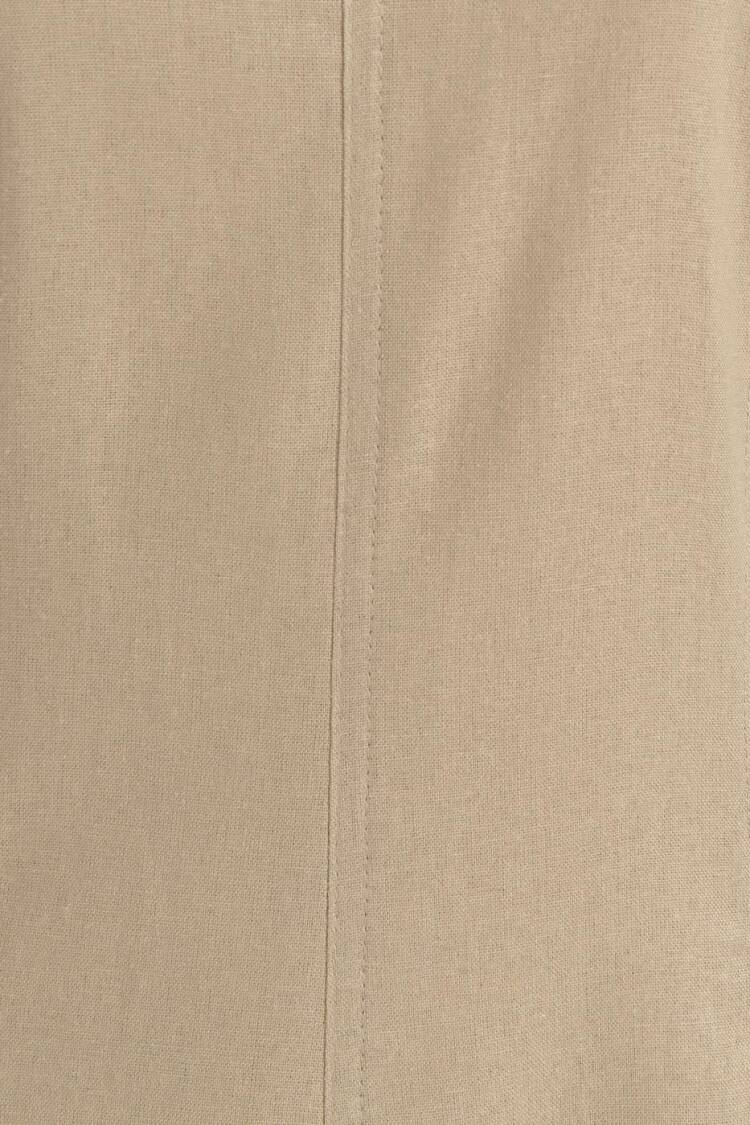 Linen Midi Sleeveless Dress