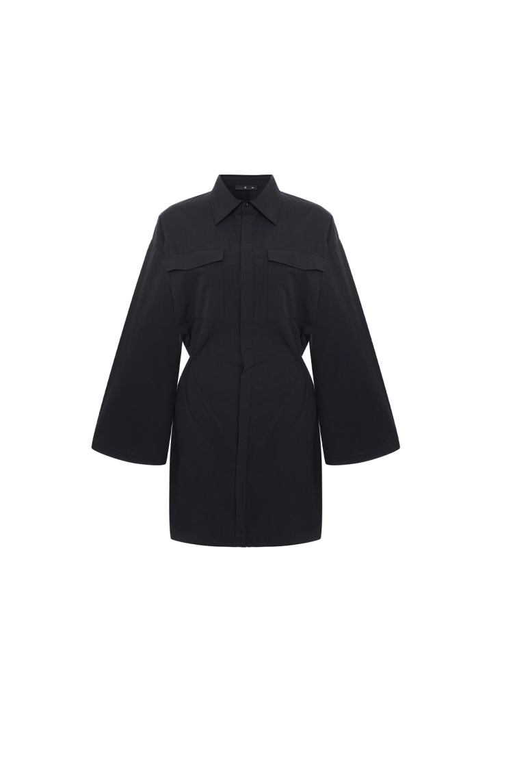 Shirt Collar Dress - EYYO ATELIER - Globality Store - Women Clothes Wholesale Turkey