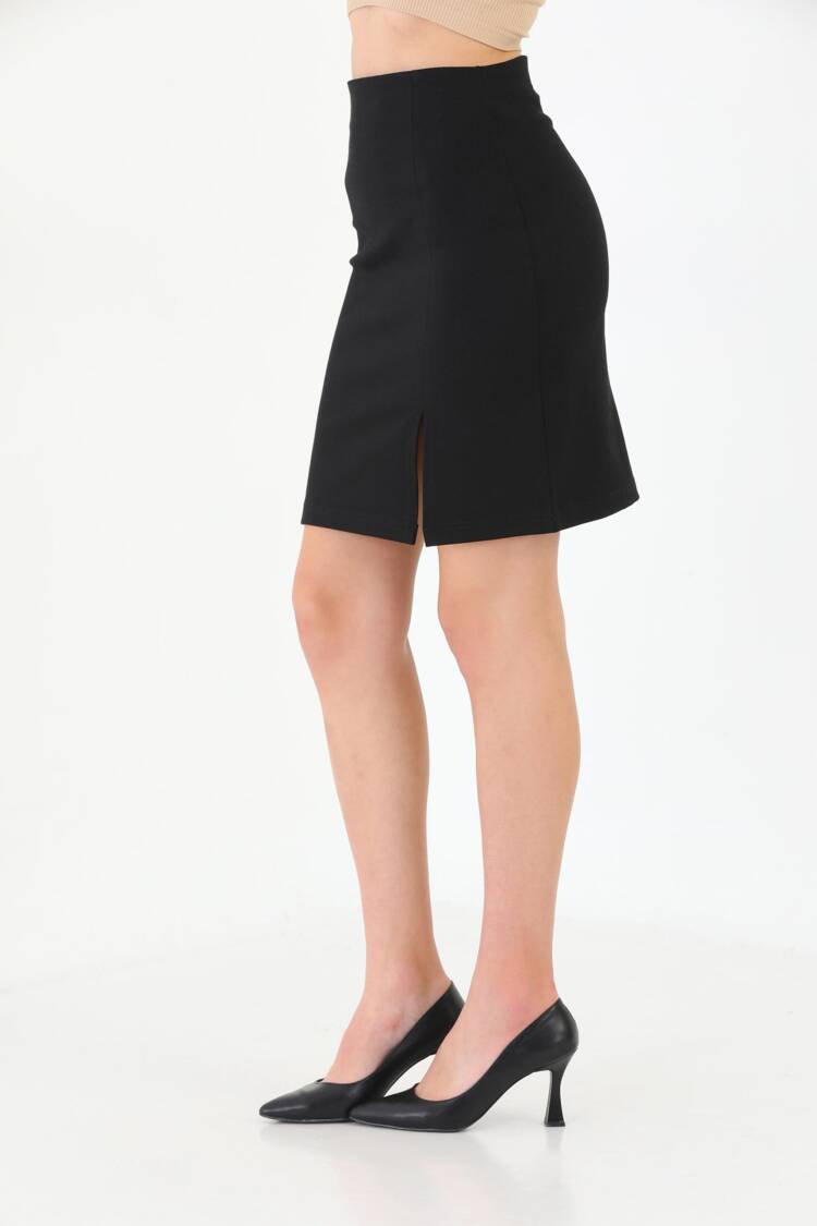 Slit Mini Skirt