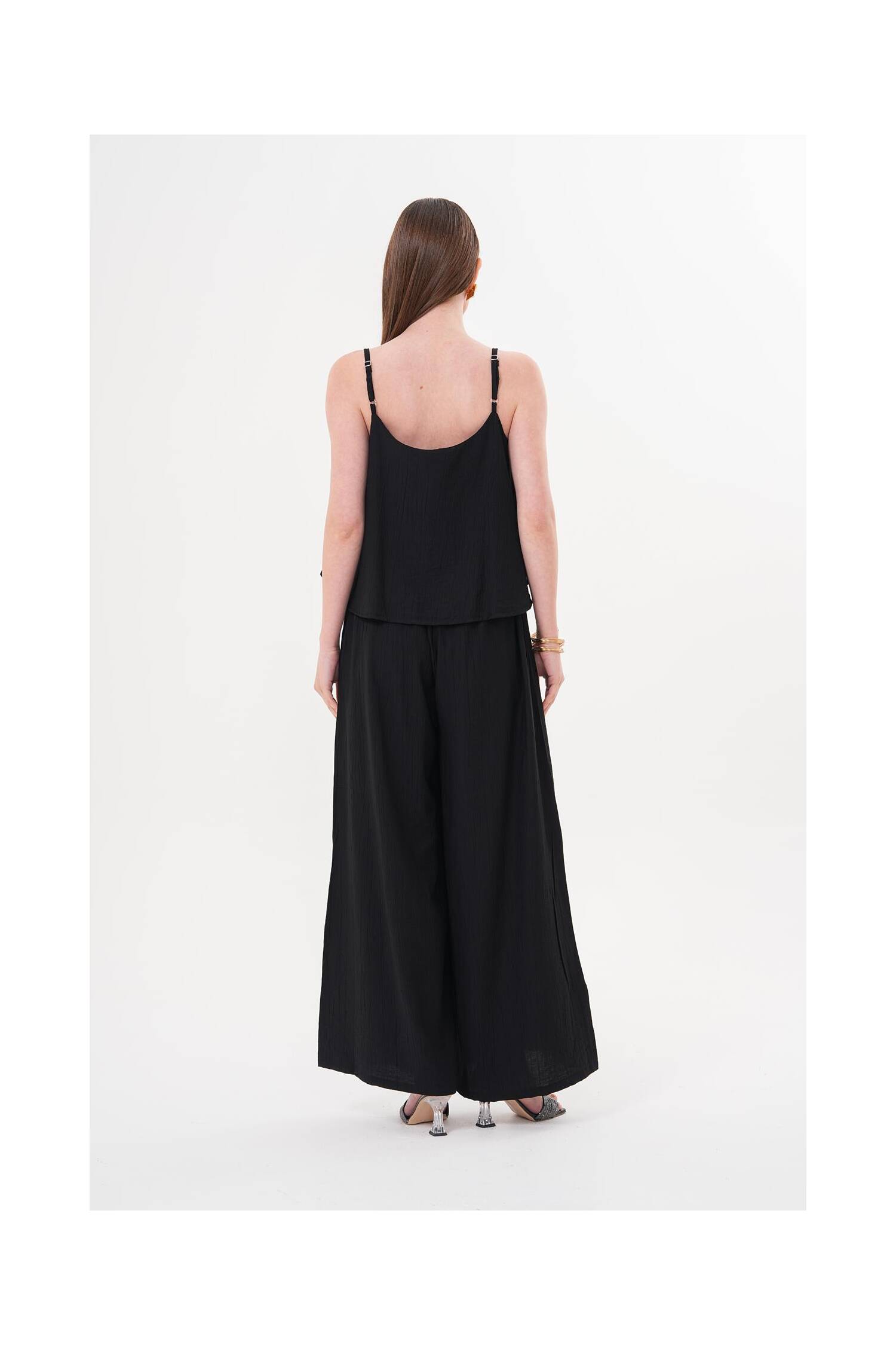 Strappy Crop Blouse - Brand: Levure - Women's Clothing Wholesale - Globality Store