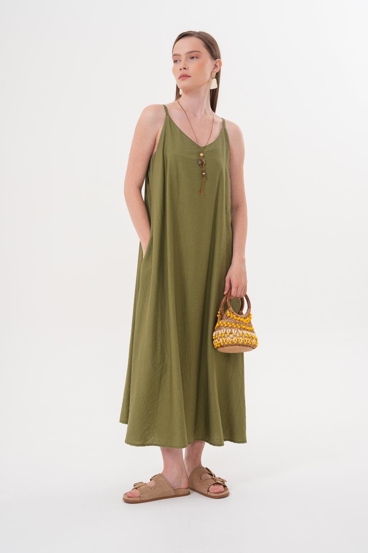 Long Dress With Straps