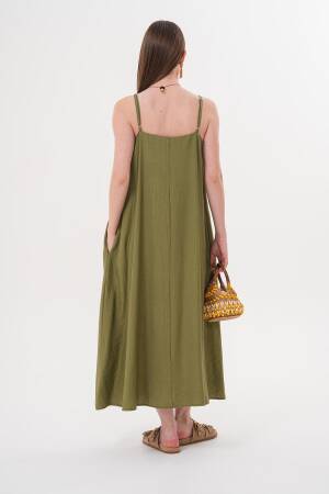 Long Dress With Straps - Levure - Globality Store - Women Clothes Wholesale Turkey