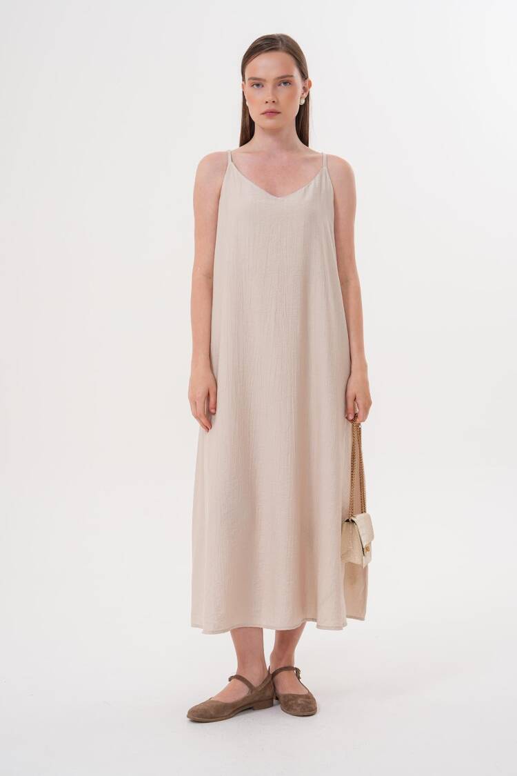 Long DressWith Straps - Brand: Levure - Women's Clothing Wholesale - Globality Store