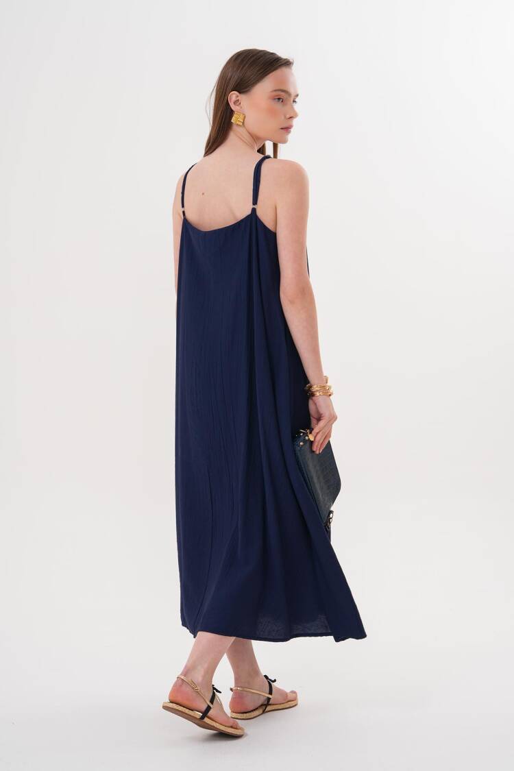 Strappy Long Dress Navy