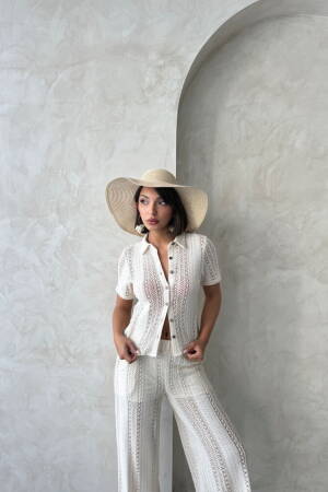 Lace Shirt - Raw - Brand: Topshow - Women's Clothing Wholesale - Globality Store