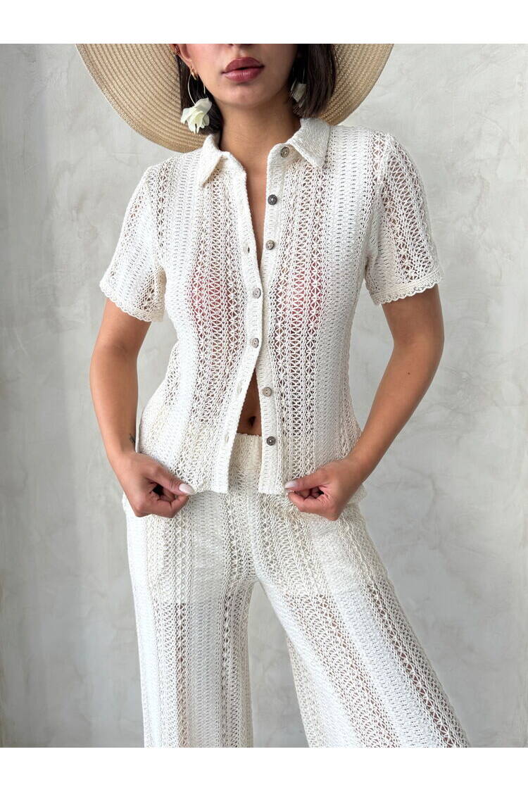 Lace Shirt - Raw