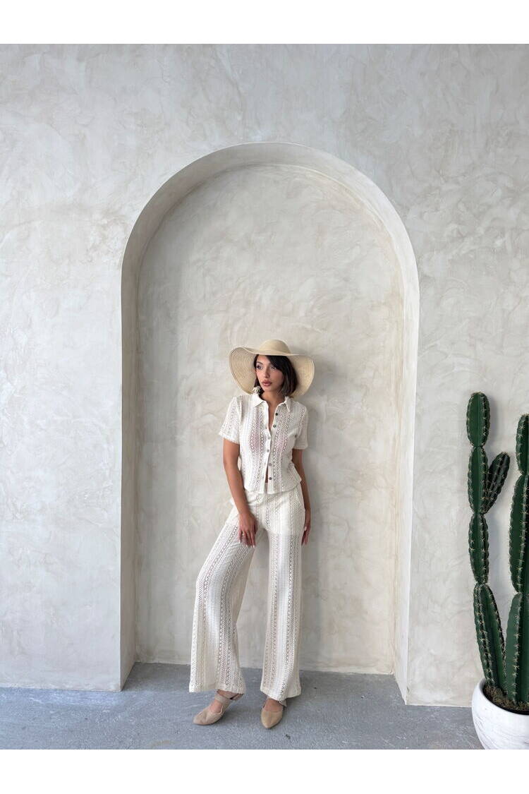 Lace Trousers - Raw