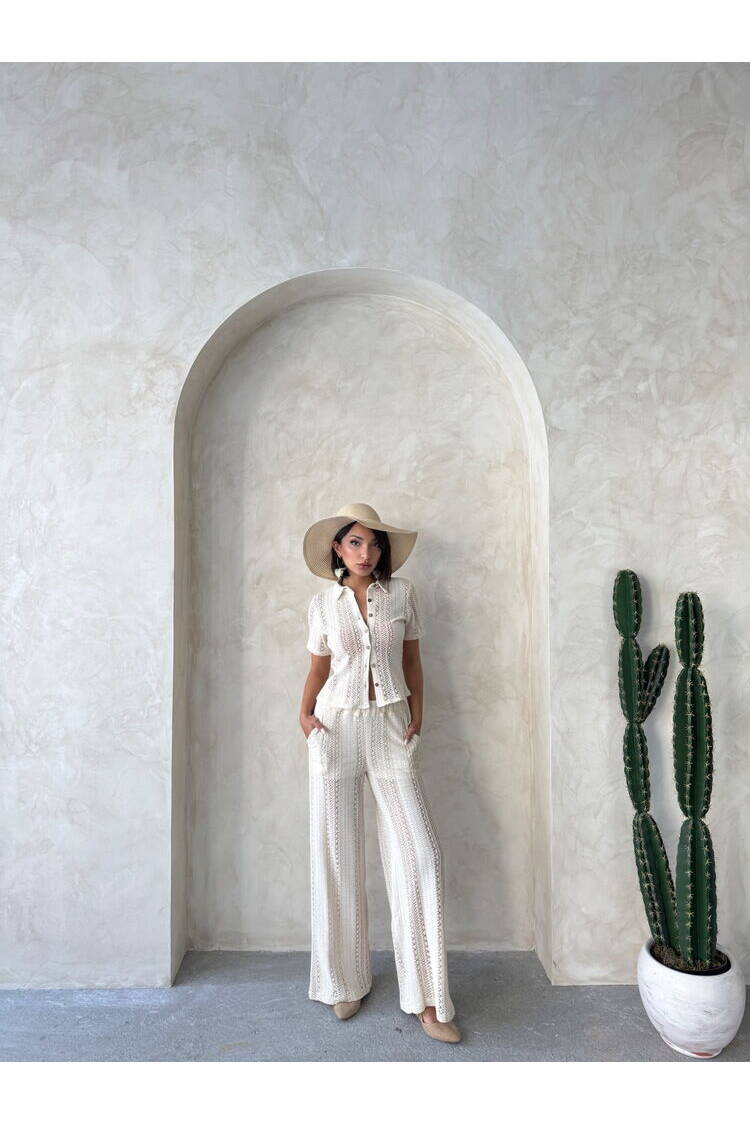 Lace Trousers - Raw