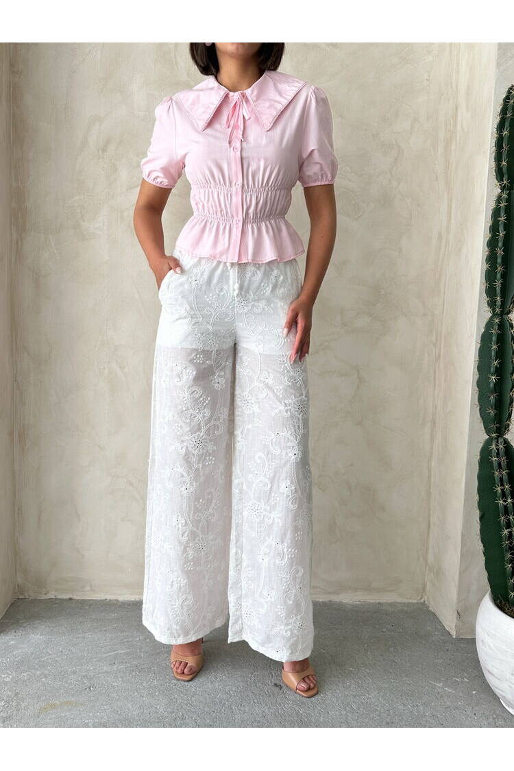 Embroidered Pants