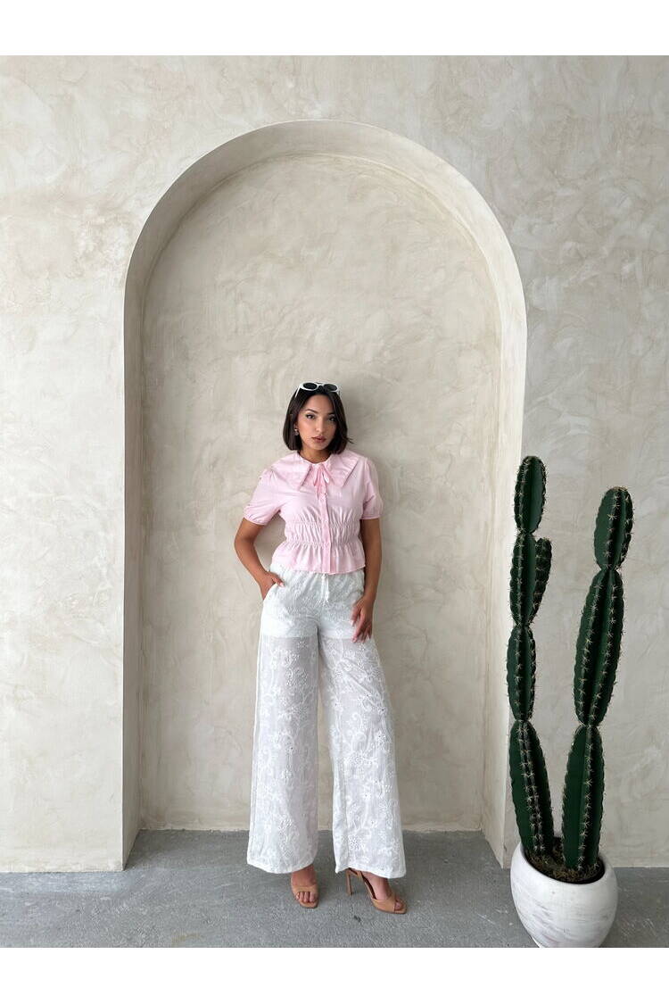 Embroidered Pants