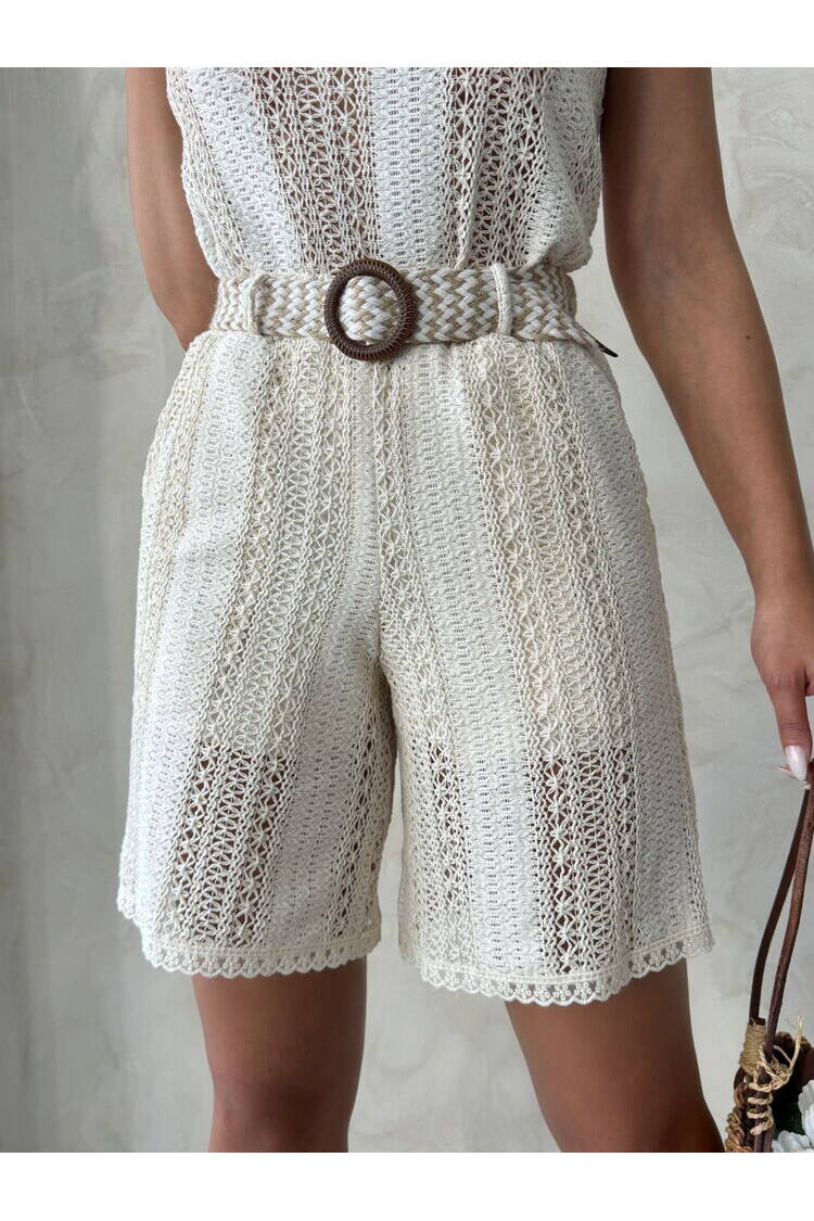 Lace Shorts - Raw