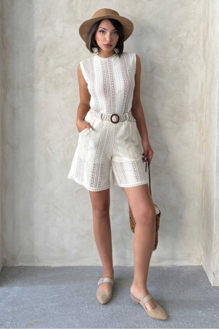 Lace Shorts - Raw - Brand: Topshow - Women's Clothing Wholesale - Globality Store