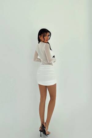 Transparent Mini Dress - Brand: EYYO ATELIER - Women's Clothing Wholesale - Globality Store