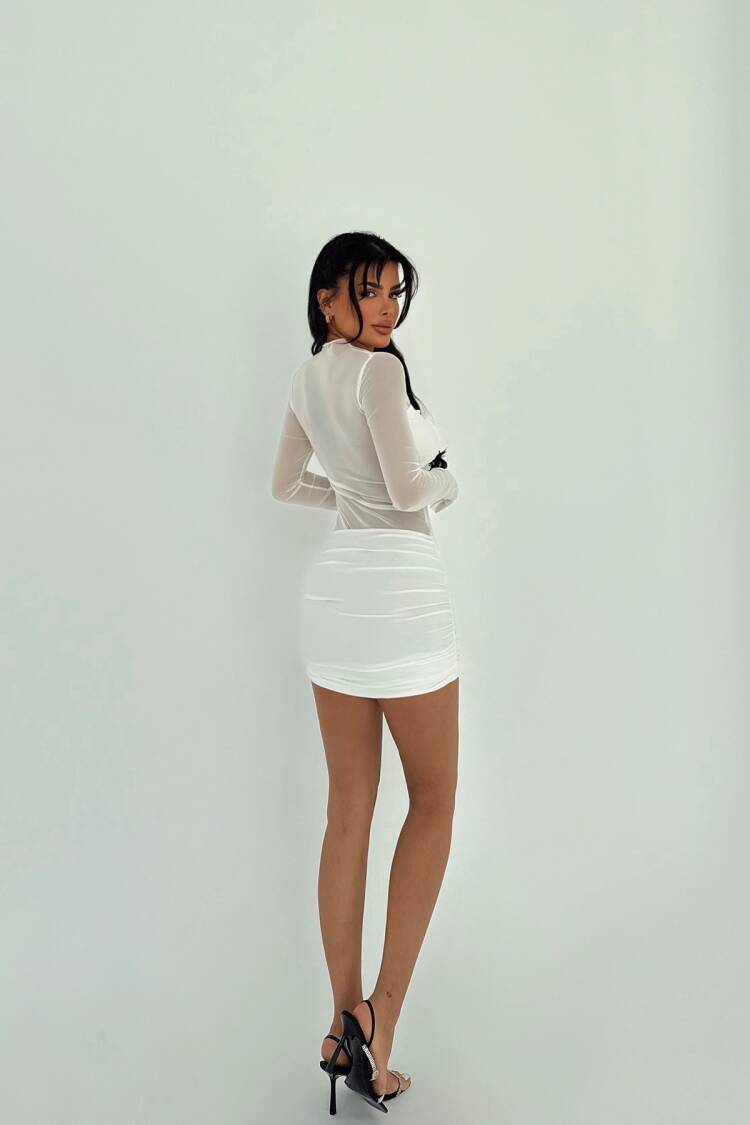 Transparent Mini Dress