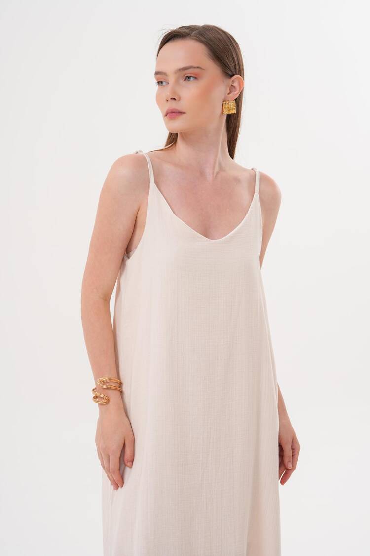 Oversized Muesli DressWith Hanger Adjustment
