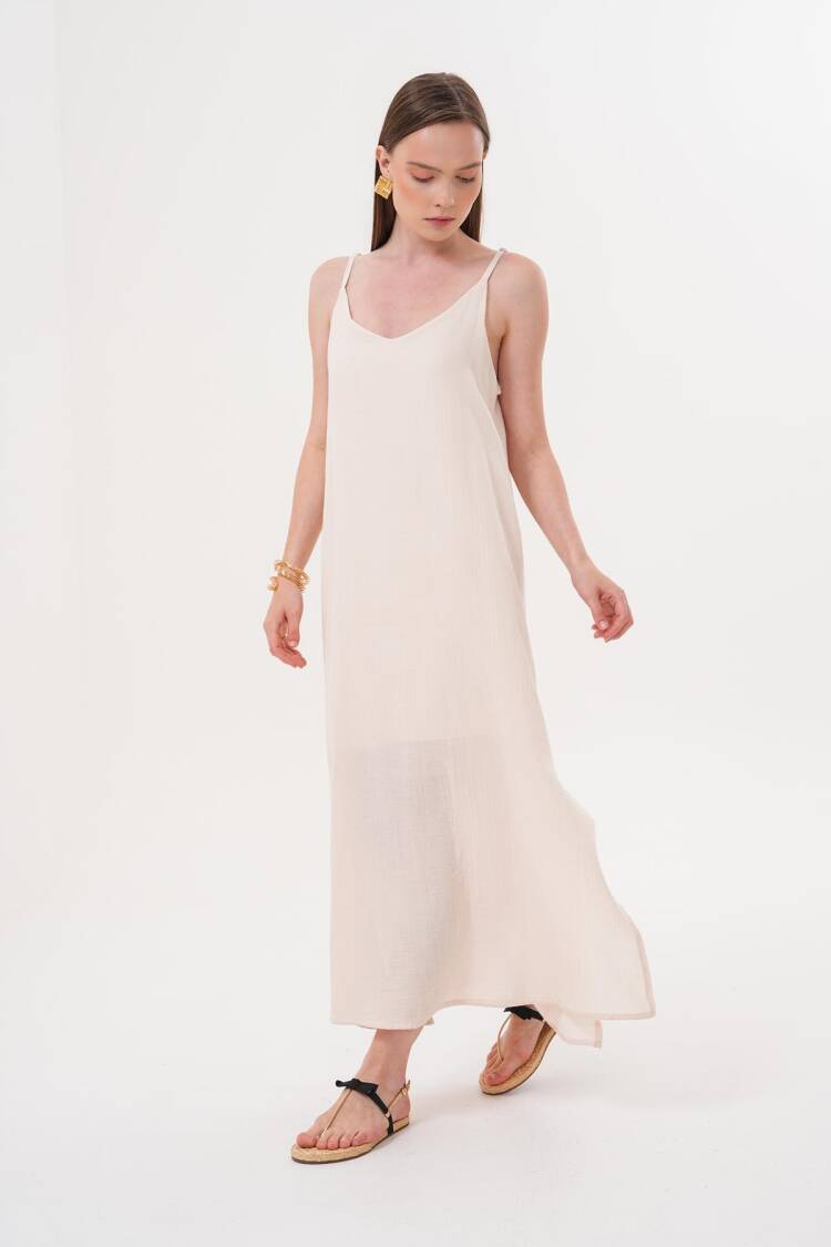 Oversized Muesli DressWith Hanger Adjustment