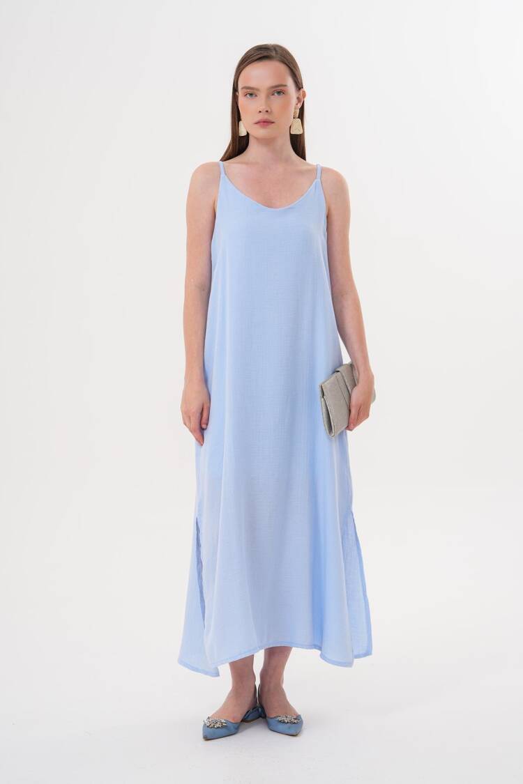 Hanger Adjustable Oversize Mueslin Dress - Brand: Levure - Women's Clothing Wholesale - Globality Store