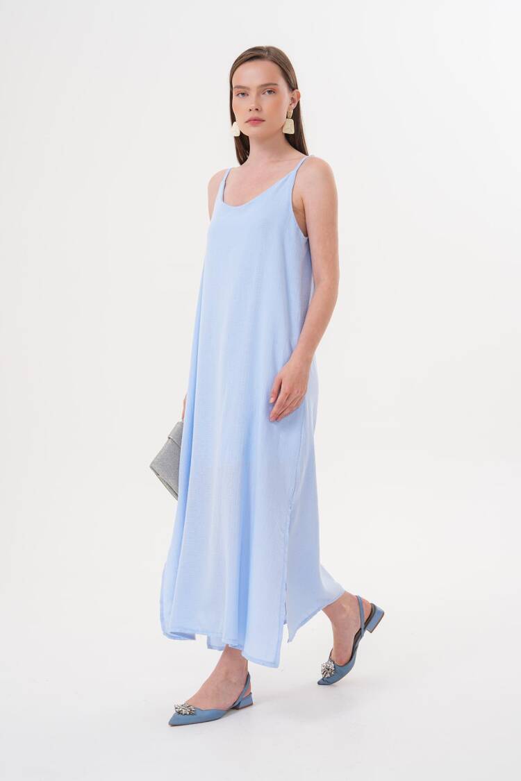 Hanger Adjustable Oversize Mueslin Dress