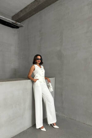 Zra Model Buttoned Vest - Mode Roy - Globality Store - Women Clothes Wholesale Turkey