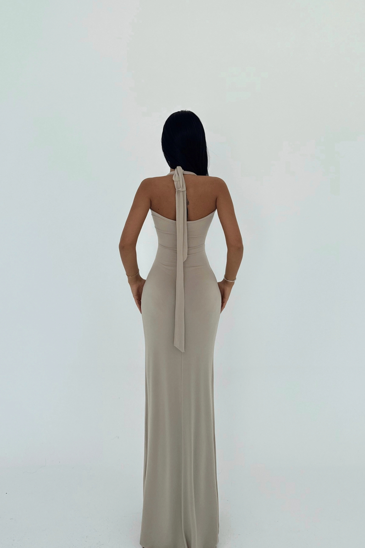 Back Detail Long Dress