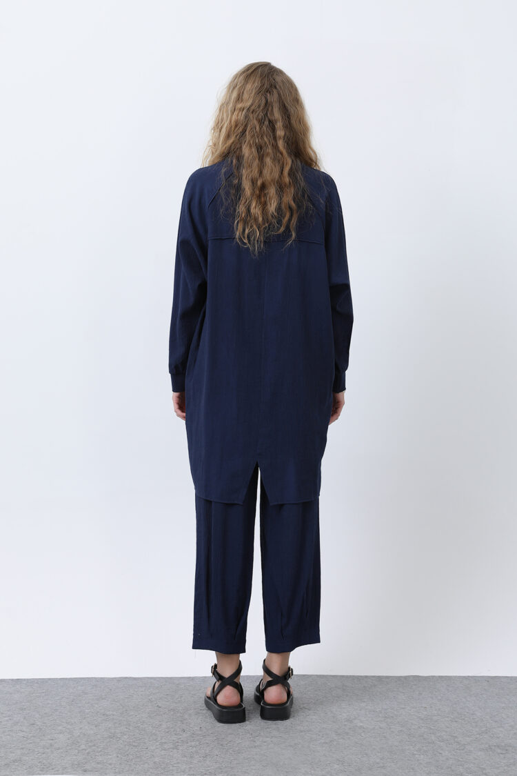 Women's Back Stitch Detailed Double Pants Suit