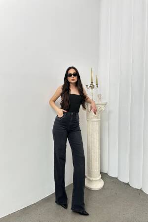 High Waist Pocket Stone Embroidery DetailedJeans - LACARINO - Globality Store - Women Clothes Wholesale Turkey