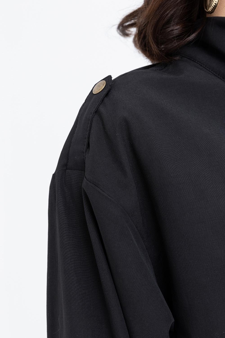 Windbreaker Trench Coat With Pockets
