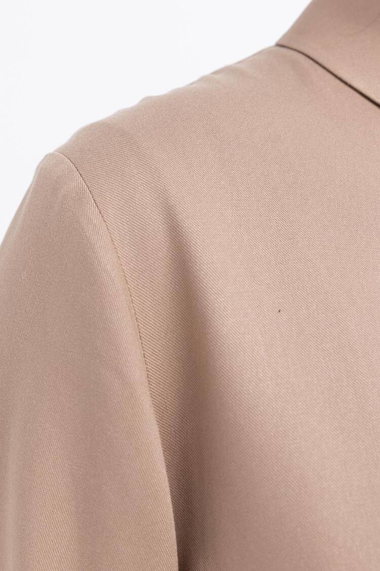 Pocket Detailed Plus Size Pants Suit