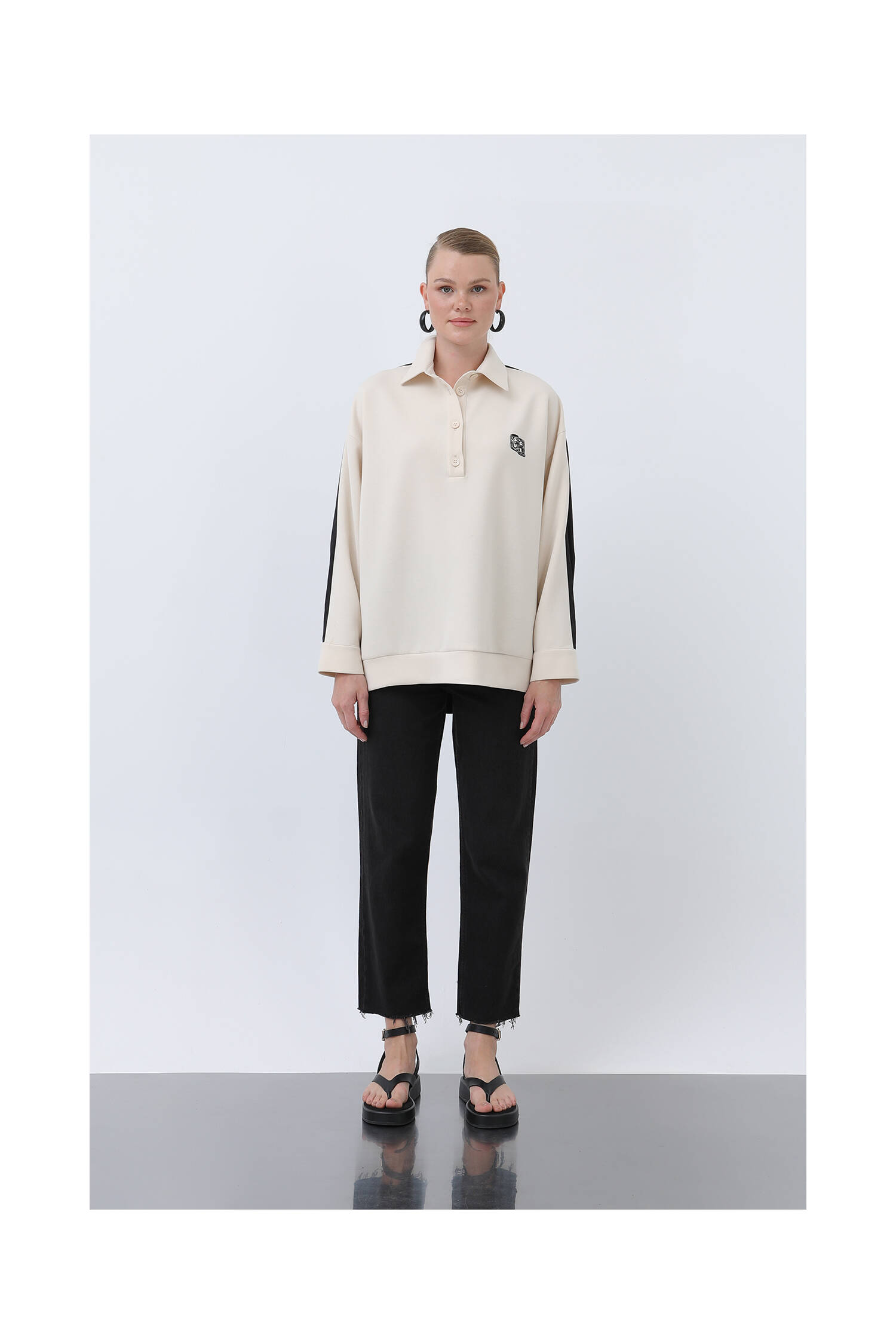 Women's Front Embroidery Back Parachute Shirt - Brand: SOUL - Women's Clothing Wholesale - Globality Store