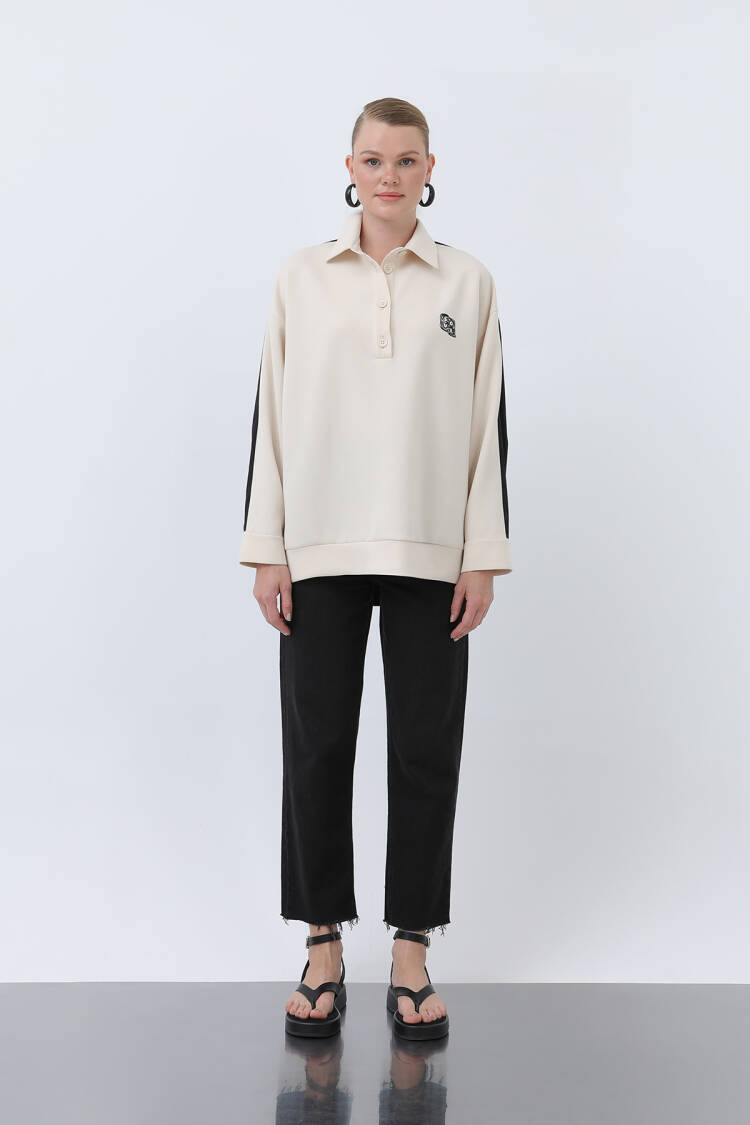 Women's Front Embroidery Back Parachute Shirt