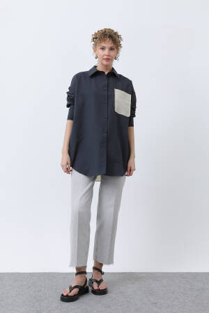 Women's Back Embroidered Shirt - SOUL - Globality Store - Women Clothes Wholesale Turkey