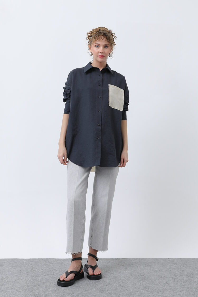 Women's Back Embroidered Shirt - SOUL - Globality Store - Women Clothes Wholesale Turkey