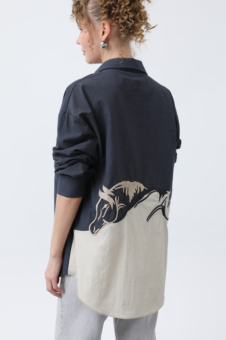 Women's Back Embroidered Shirt