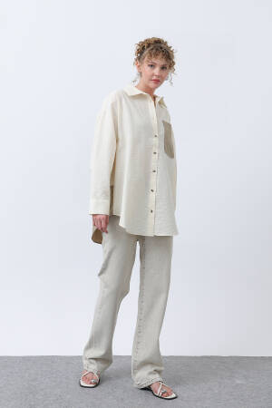Women's Back Embroidered Shirt - SOUL - Globality Store - Women Clothes Wholesale Turkey