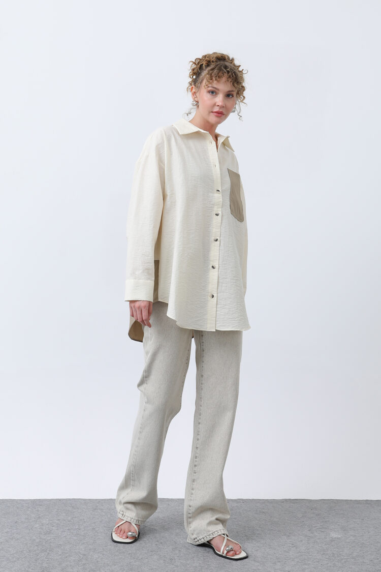 Women's Back Embroidered Shirt - SOUL - Globality Store - Women Clothes Wholesale Turkey