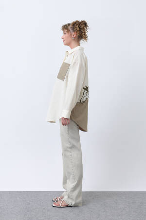 Women's Back Embroidered Shirt - SOUL - Globality Store - Women Clothes Wholesale Turkey