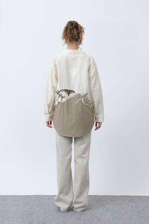 Women's Back Embroidered Shirt - SOUL - Globality Store - Women Clothes Wholesale Turkey