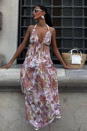 Amelia Backless Chiffon Dress - Brand: Sobe Istanbul - Women's Clothing Wholesale - Globality Store