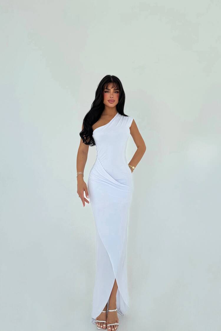 White Eldoris Dress - Brand: EYYO ATELIER - Women's Clothing Wholesale - Globality Store