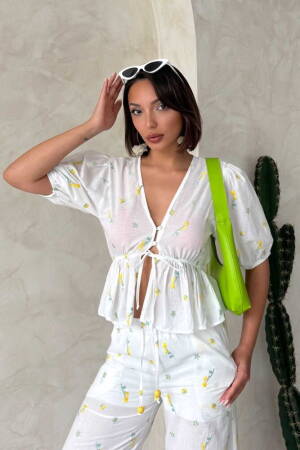 Embroidered Voile Blouse - Brand: Topshow - Women's Clothing Wholesale - Globality Store