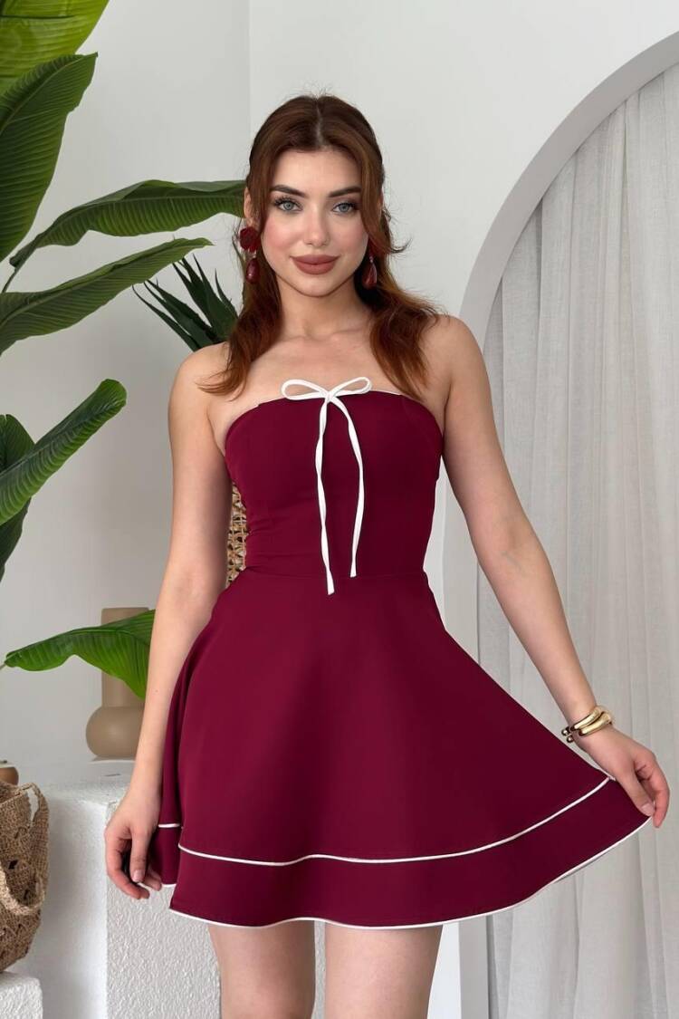 Yuna Strapless Dress - Etika - Globality Store - Women Clothes Wholesale Turkey