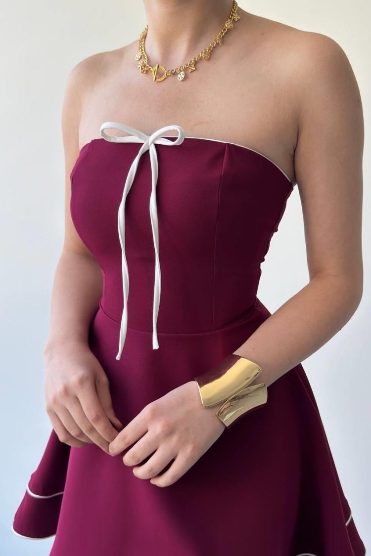 Yuna Strapless Dress
